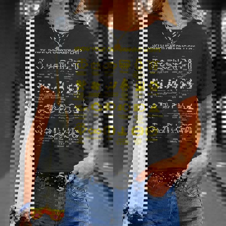 車の警告灯 非常に面白いドライバー Tシャツ 彼女への贈り物