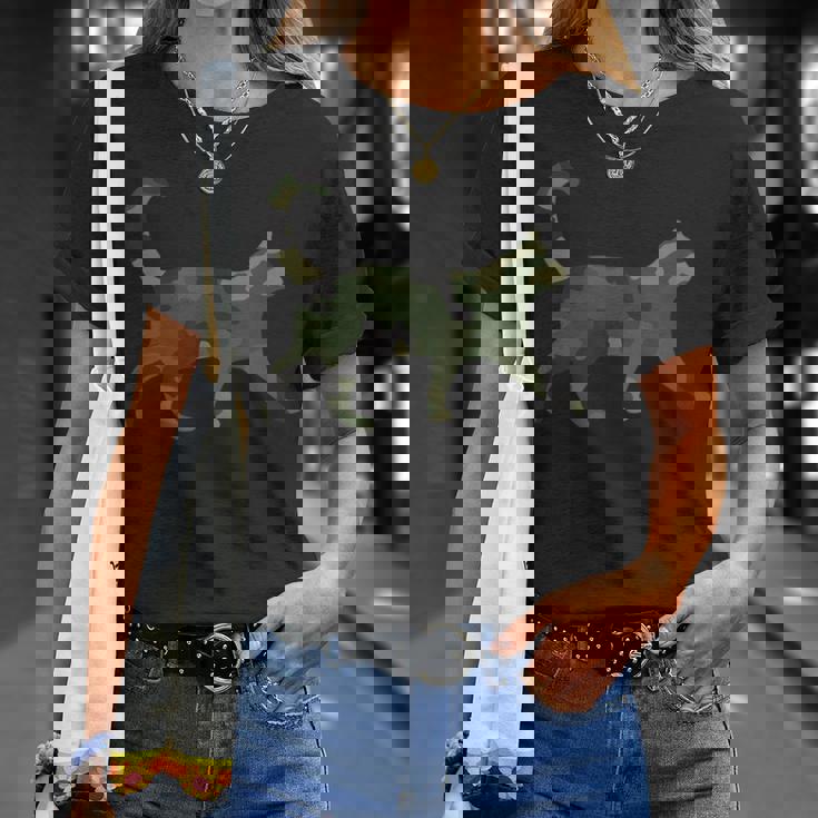 迷彩猫 面白い迷彩柄 アーミーミリタリーカラー 猫 Tシャツ 彼女への贈り物