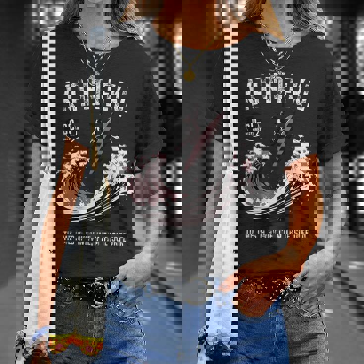 還暦祝い サーフィン 波 海好き 父 男性 女性 60歳 Time Is A Wave I'm Theurfer Tシャツ 彼女への贈り物