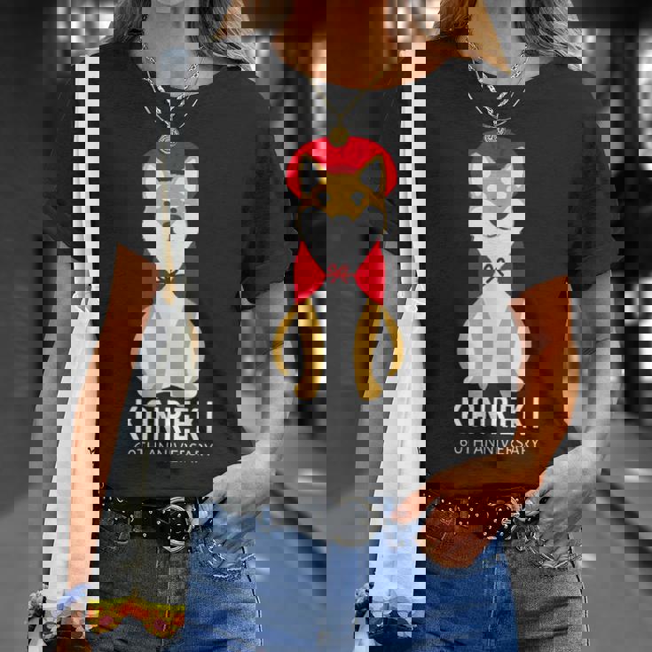 還暦祝い 犬 柴犬 ちゃんちゃんこ 父 男性 女性 母 犬好き 還暦 お祝い 60歳 かわいい おしゃれ Tシャツ 彼女への贈り物