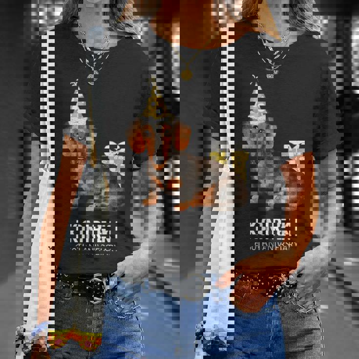 還暦祝い 犬好き 男性 女性 父 母 還暦 お祝い 60歳 かわいい 犬 ダックスフンド おしゃれ 赤色 Tシャツ 彼女への贈り物