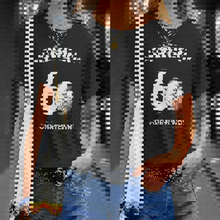 還暦祝い 男性 女性人気 60歳 おしゃれ 野球 アメリカンスタイル Tシャツ 彼女への贈り物