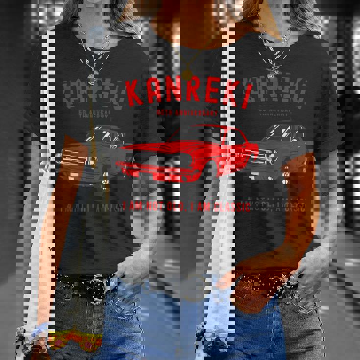 還暦祝い 車好き 父 男性 おしゃれ クラシックカー 60歳 I'm Not Old I'm Classic Tシャツ 彼女への贈り物