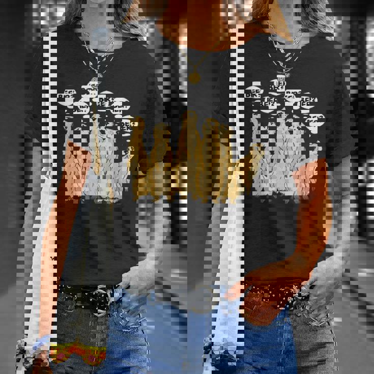 野生動物のミーアキャットアルコールビール Tシャツ 彼女への贈り物