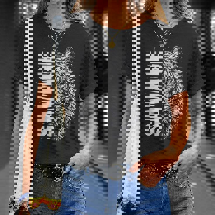 野蛮な虎 野生動物 遊び心のあるグラフィックプリント Tシャツ 彼女への贈り物