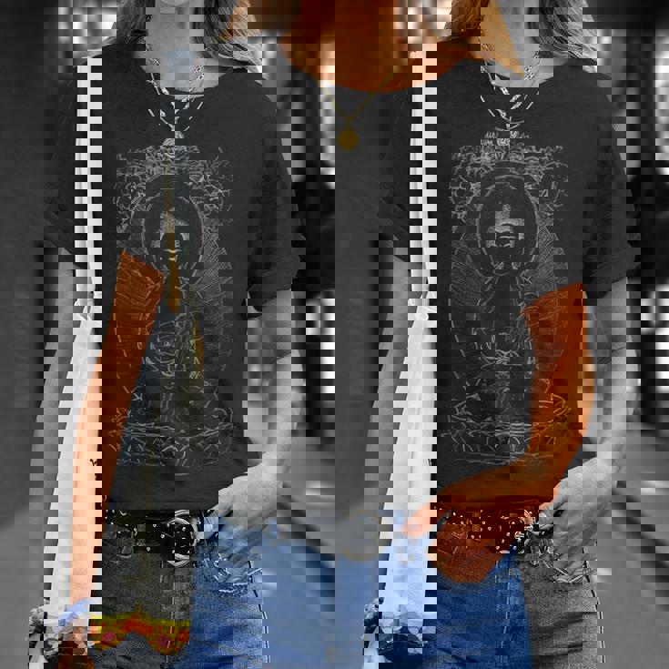 阿弥陀仏 ヴァジュラヤナ マントラ チベット仏教 Tシャツ 彼女への贈り物