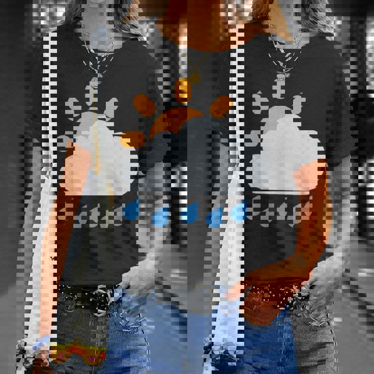 雨雲の向こうの太陽 Tシャツ 彼女への贈り物