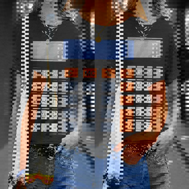 電卓 ハロウィン コスチューム Tシャツ 彼女への贈り物