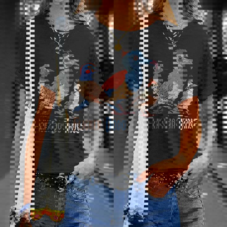 面白い ちらつきドードーシジュウカラ メンズ レディース キッズ Tシャツ 彼女への贈り物