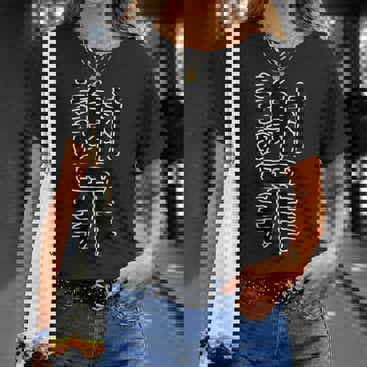 面白い ギフト 文字入り 「謝罪」おもしろギャグ-ジョーク 漢字 謝罪 Tシャツ 彼女への贈り物