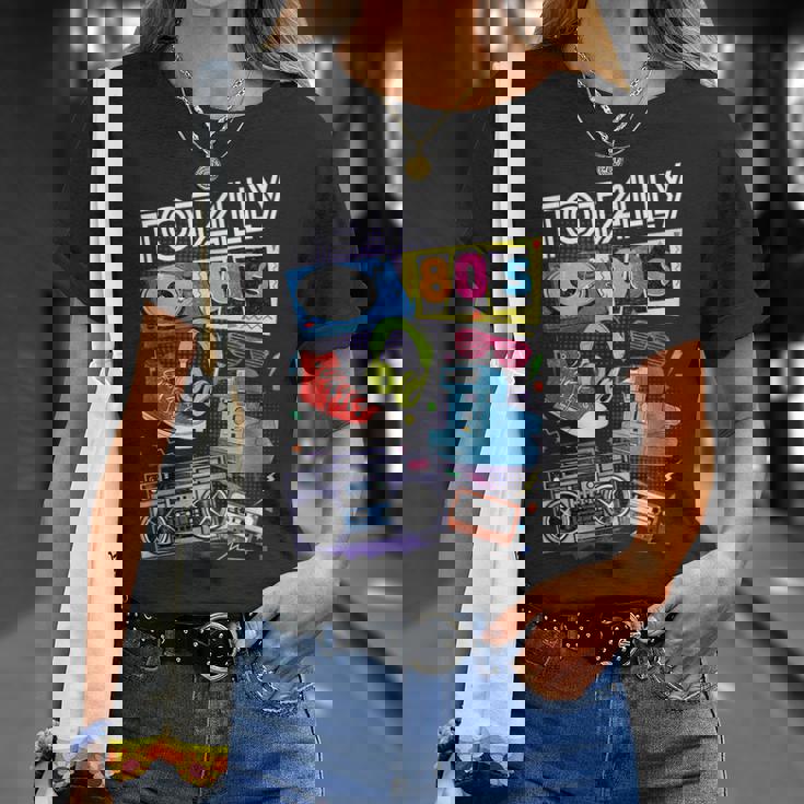 面白い80年代レトロtシャツ 1980年代パーティーギフト ターンテーブルカセット Tシャツ 彼女への贈り物