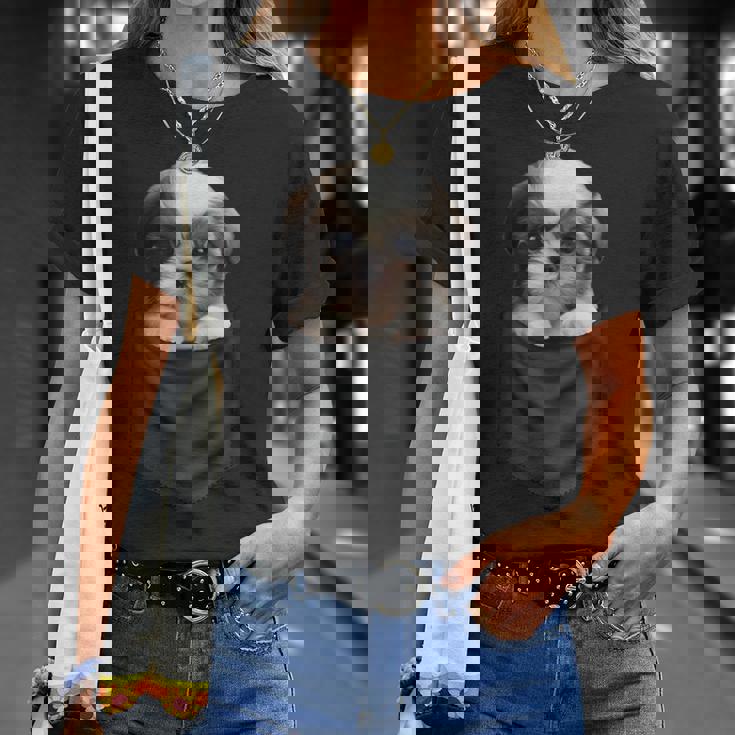 面白いtシャツ シーズー ポケット イヌ わんこ メンズ 犬好き グッズ おもしろ 面白い 服 ネタ Tシャツ 彼女への贈り物