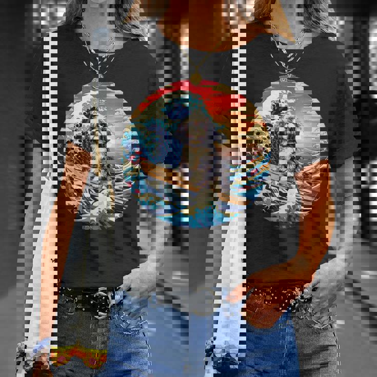 面白いtシャツ シーズー 犬 イヌ メンズ 犬好き グッズ かわいい おもしろ 面白い 服 ネタ サーフィン Tシャツ 彼女への贈り物