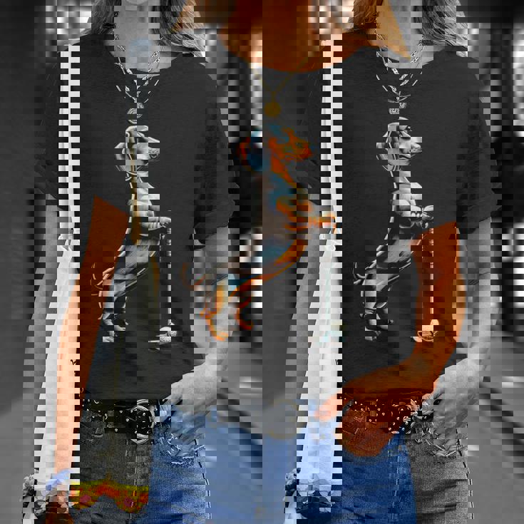 面白いtシャツ ダックスフンド ゴルフ イヌ メンズ 犬好き グッズ かわいい おもしろ 面白い 服 ネタ Tシャツ 彼女への贈り物