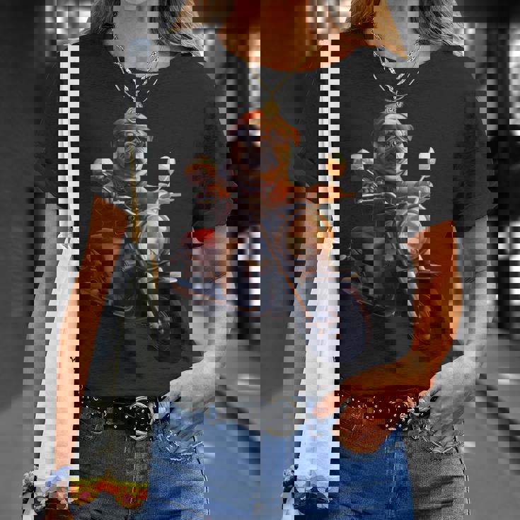 面白いtシャツ パグ バイク イヌ メンズ 犬好き グッズ かわいい おもしろ 面白い 服 ネタ Tシャツ 彼女への贈り物