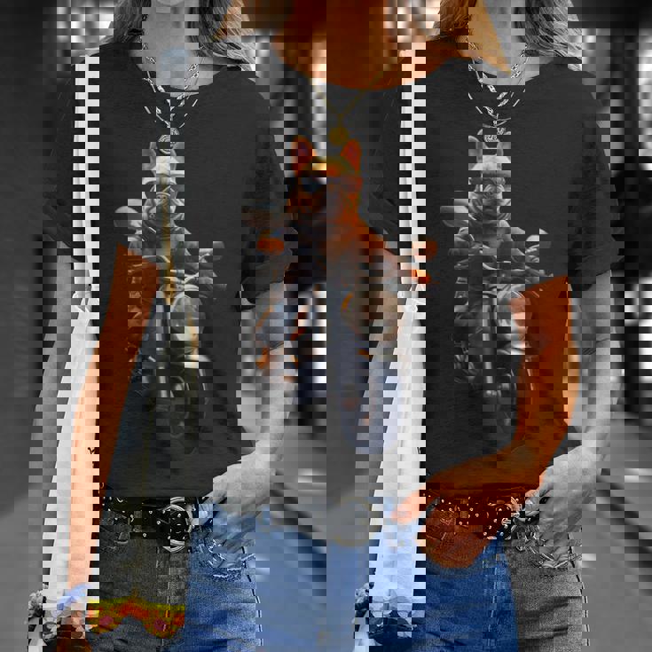 面白いtシャツ フレンチブルドッグ バイク イヌ メンズ 犬好き グッズ おもしろ 面白い 服 ネタ Tシャツ 彼女への贈り物