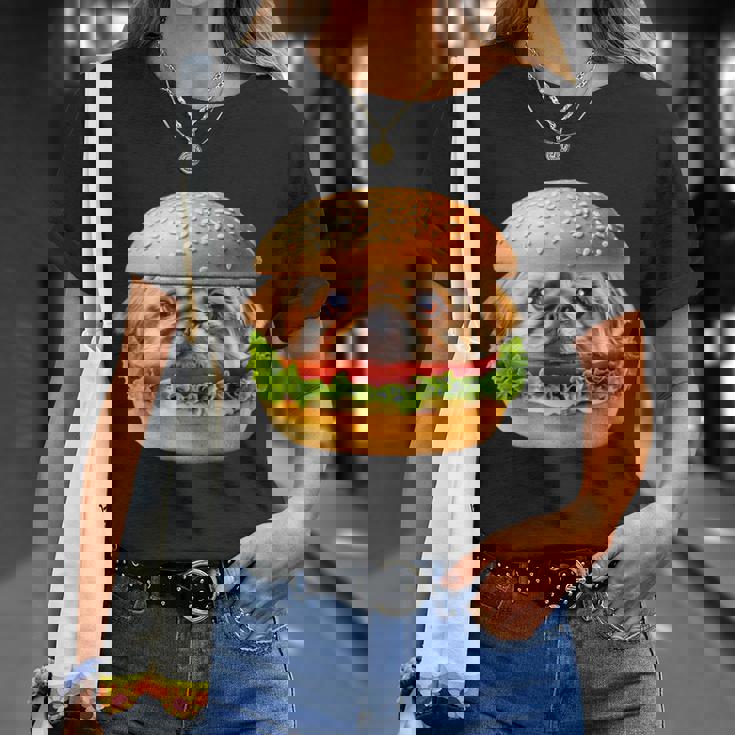 面白いtシャツ ペキニーズ 犬 イヌ ハンバーガー メンズ グッズ かわいい おもしろ 面白い 服 ネタ Tシャツ 彼女への贈り物