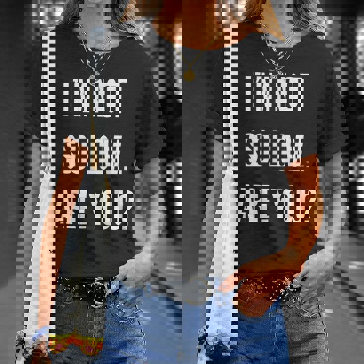 面白いtシャツ 下ネタ 文字 ダジャレ メンズ おもしろtシャツ ジョーク 男性用 英語 I'm Noto Low Tシャツ 彼女への贈り物