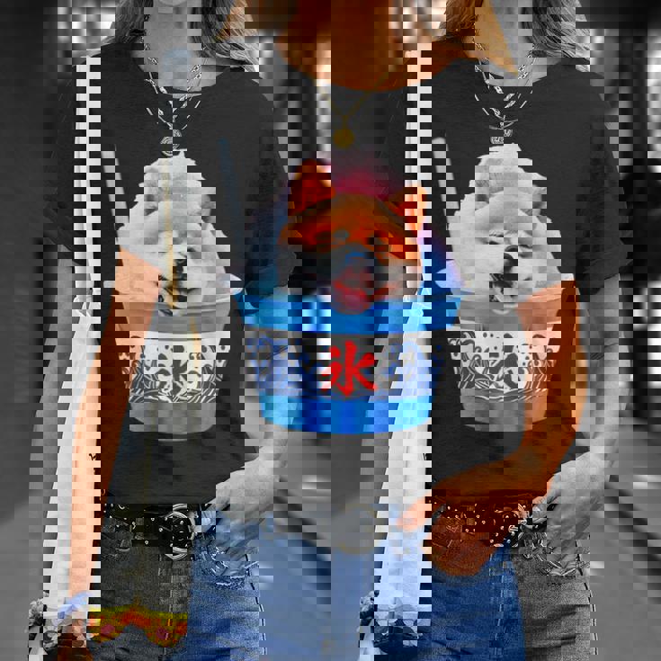 面白いtシャツ 柴犬 かき氷 イヌ わんこ メンズ 犬好き グッズ かわいい おもしろ 面白い 服 ネタ 夏 Tシャツ 彼女への贈り物