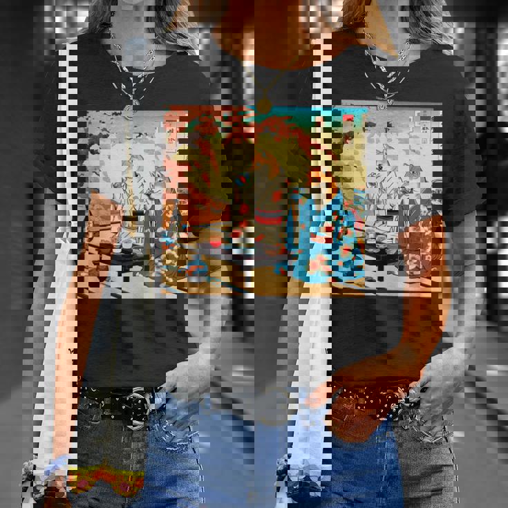 面白いtシャツ 柴犬 酒 イヌ わんこ メンズ 犬好き グッズ かわいい おもしろ 面白い 服 ネタ 浮世絵 Tシャツ 彼女への贈り物