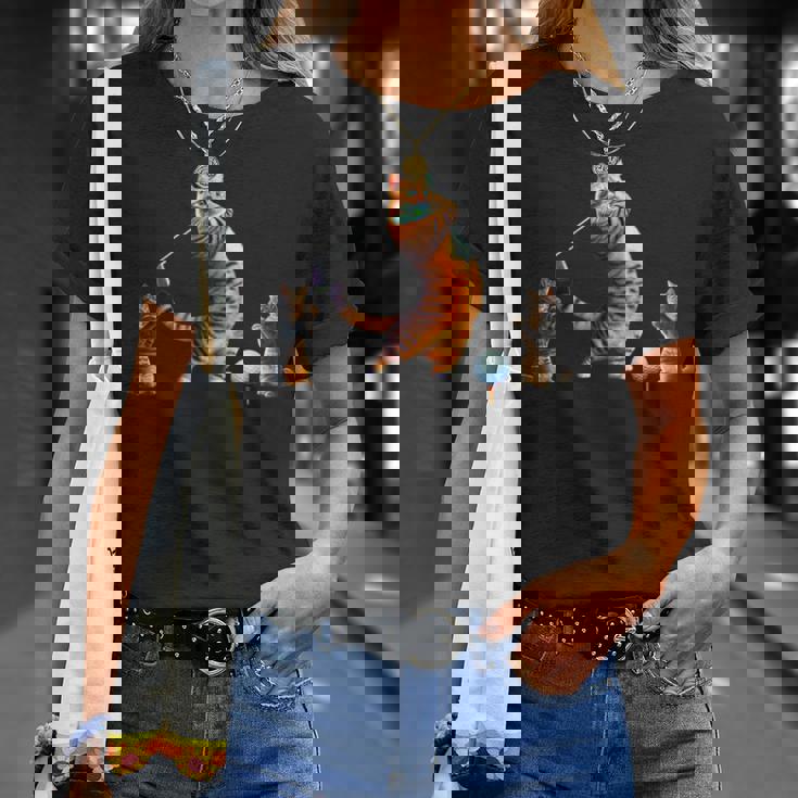 面白いtシャツ 猫 ネコ ゴルフ にゃんこ メンズ 猫好き グッズ かわいい おもしろ 面白い 服 ネタ Tシャツ 彼女への贈り物