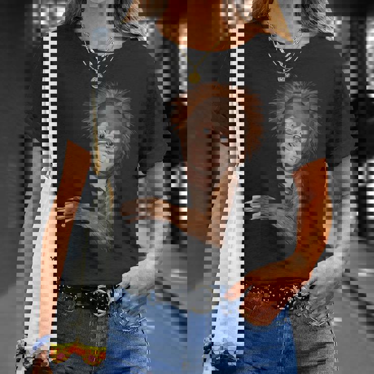 面白いオランウータン Tシャツ 彼女への贈り物
