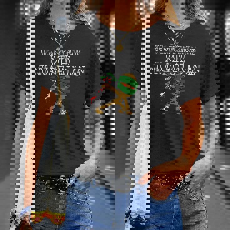 面白いクリスマス忍者ジンジャーブレッドマン Tシャツ 彼女への贈り物