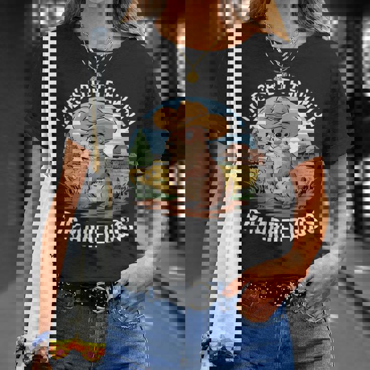 面白いプレーリードッグコスチュームtシャツ Tシャツ 彼女への贈り物