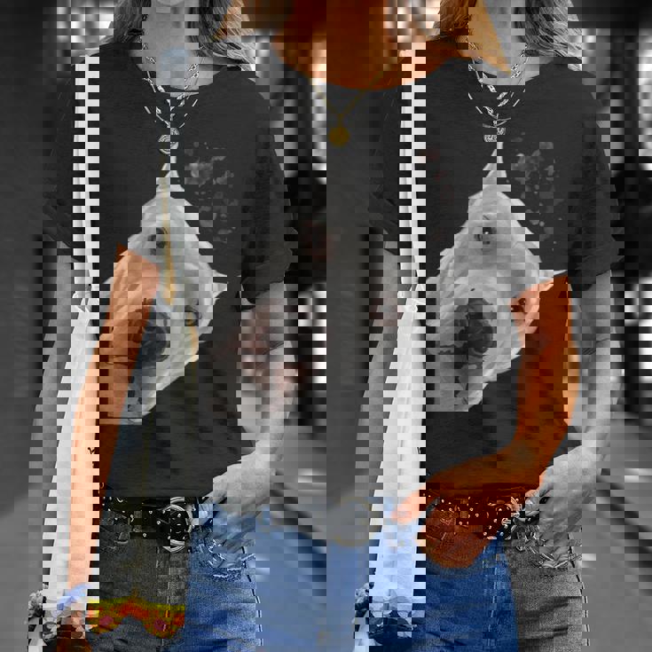 面白い好奇心旺盛な犬ドゴアルヘンティーノ Tシャツ 彼女への贈り物