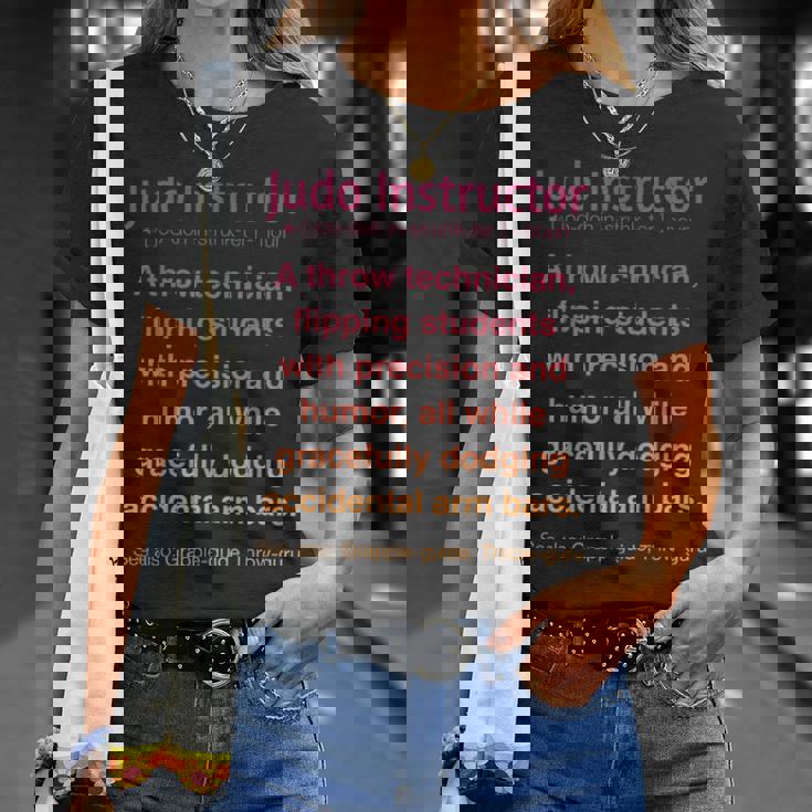 面白い柔道インストラクター Tシャツ 彼女への贈り物