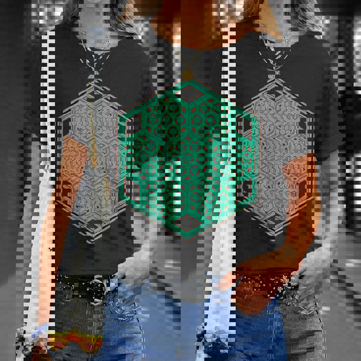 音楽祭 サイケデリックパターン テクノ トランス レイブ ゴア Tシャツ 彼女への贈り物