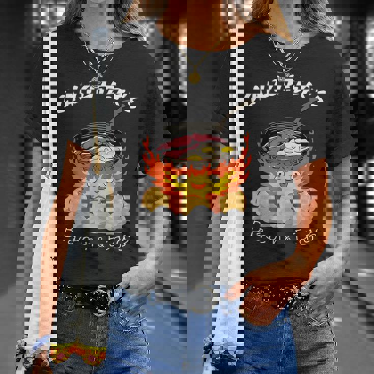 食品愛好家、カルシファーのベーコン、エッグクック。 Tシャツ 彼女への贈り物