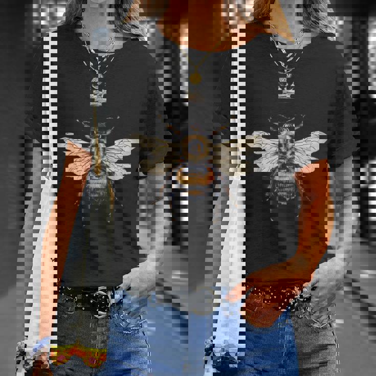 養蜂愛好家のためのモダンなフレンチ女王蜂。 Tシャツ 彼女への贈り物