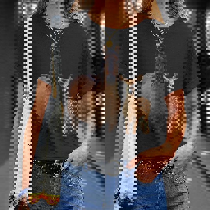 馬 鹿 面白いtシャツ バカ メンズ おもしろ 面白い 服 オリジナル おもしろグッズ ネタ 動物 ウマ シカ Tシャツ 彼女への贈り物