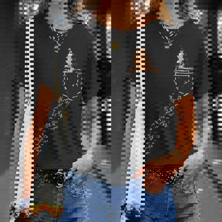 馬好き乗馬ポケット馬 Tシャツ 彼女への贈り物