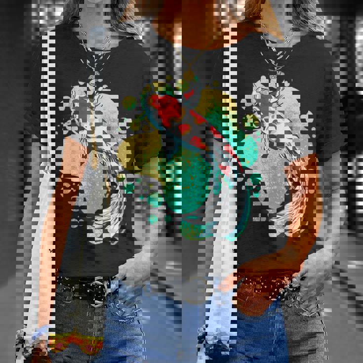 鯉 鯉 ジャパン 鯉 魚 エステ ベイパーウェーブ Tシャツ 彼女への贈り物