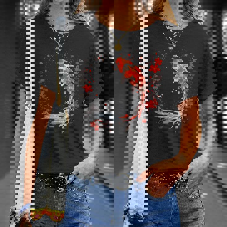 鯉 錦鯉 平和 親切 縁起 Tシャツ 彼女への贈り物