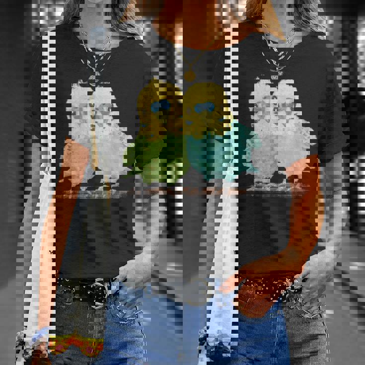 鳥 インコ かわいい ペット おもしろ 動物 イラスト Tシャツ 彼女への贈り物