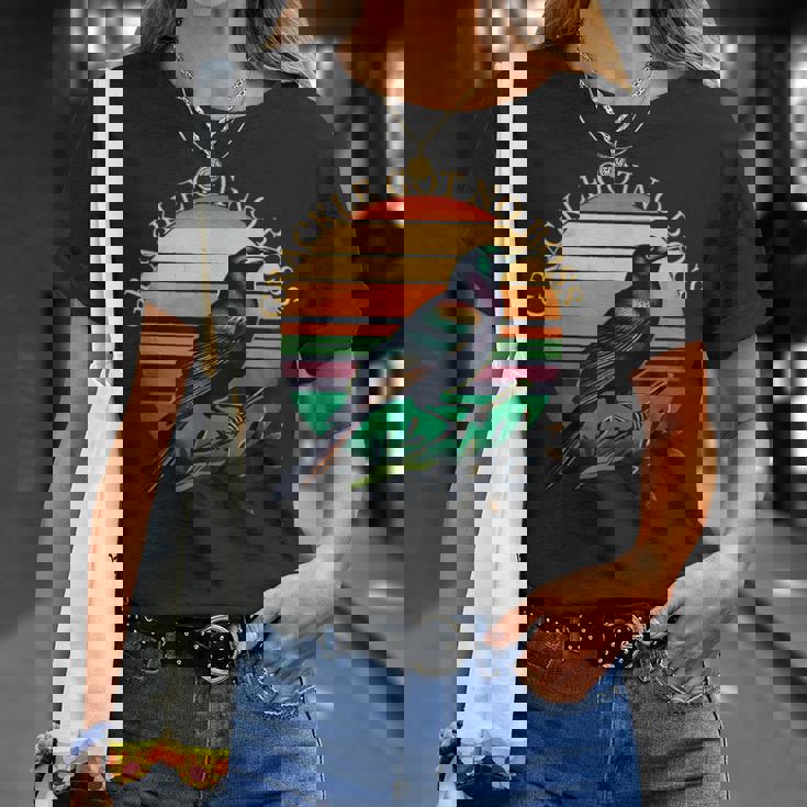 鳥 グラフィック グラックル 鳥の恋人 グラックル Got No Boss Tシャツ 彼女への贈り物