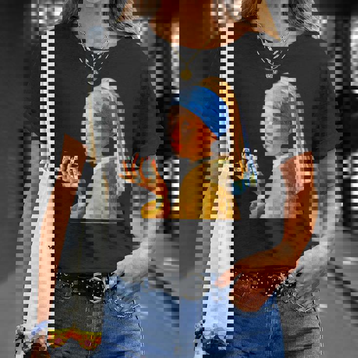 麻雀 牌 おもしろ ネタ フェルメール グッズ 服 面白いtシャツ 面白い メンズ 雀士 プレゼント おしゃれ Tシャツ 彼女への贈り物