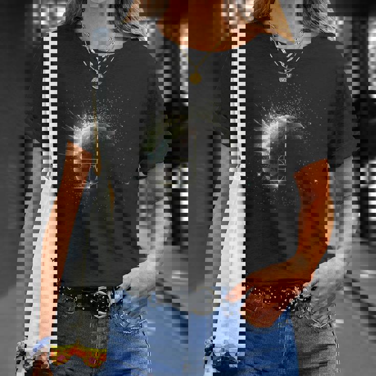 黄金比 フィボナッチ 数学先生 スパイラルスペース 惑星 ギフト Tシャツ 彼女への贈り物