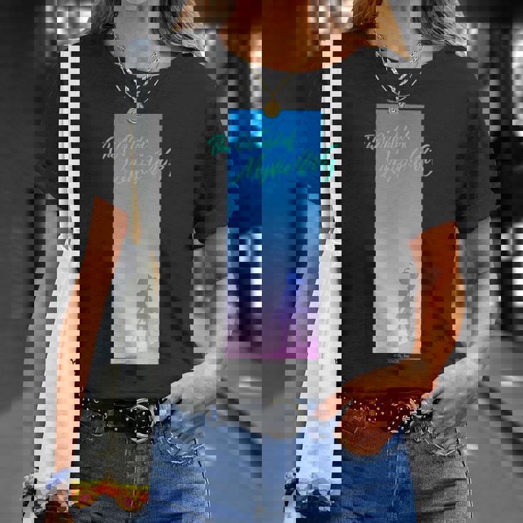 黒猫のウィズ ウィズ E Tシャツ 彼女への贈り物