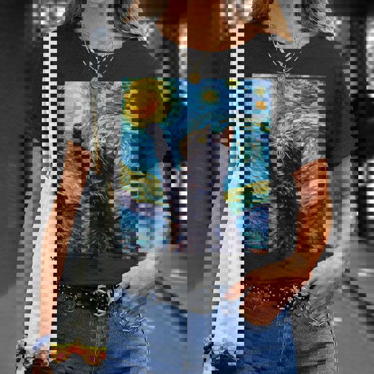 黒猫のヴィンテージアート 猫好き 猫飼い 猫 ネコ ねこくろねこ好き 面白い サプライズ ギフト にゃんこ Tシャツ 彼女への贈り物