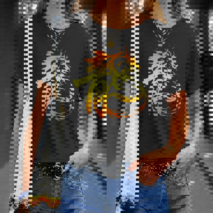 龍 漢字年 龍十二支 パワーストレング Tシャツ 彼女への贈り物