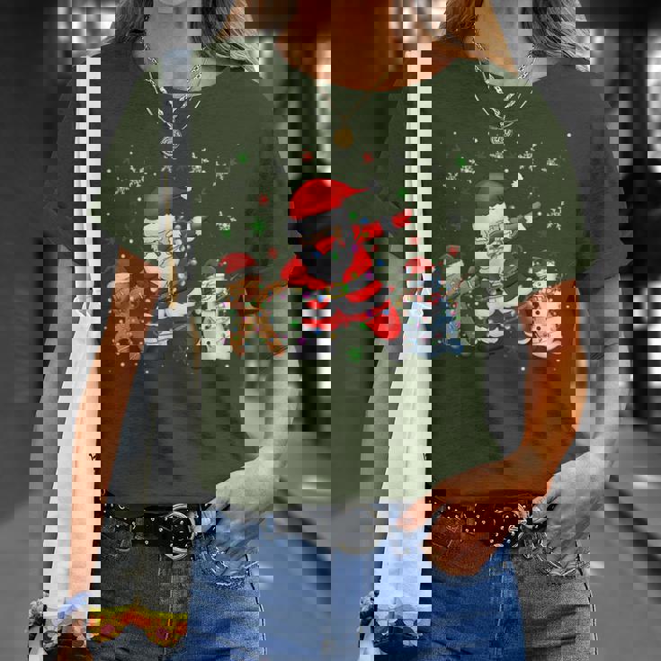 Dabbinganta Christmas おかしいdabサンタクロースクリスマス Tシャツ 彼女への贈り物