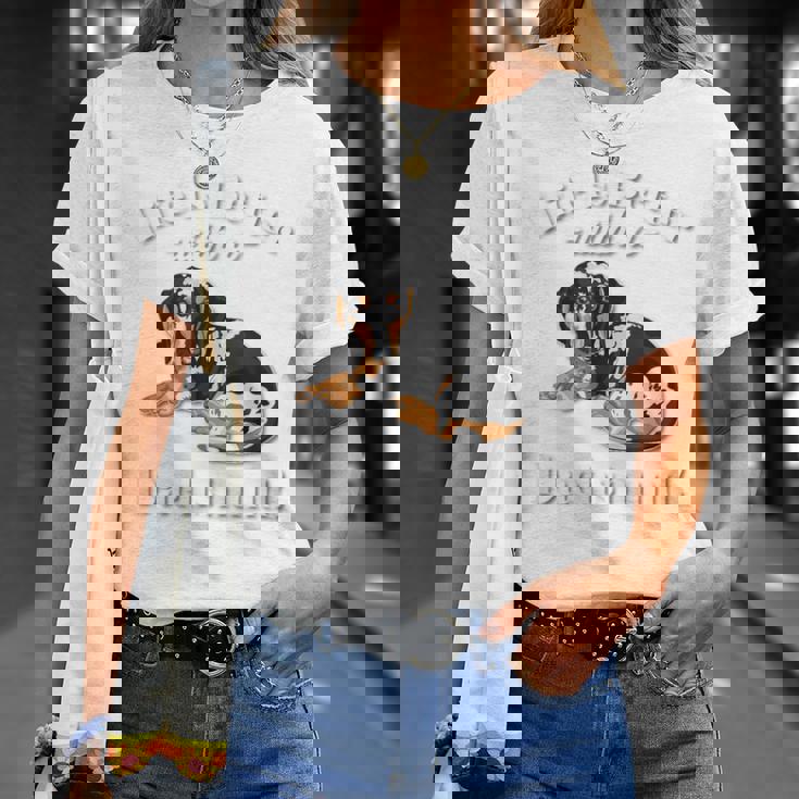 & Life Is Better Dapple Dachshund Lover Tシャツ 彼女への贈り物