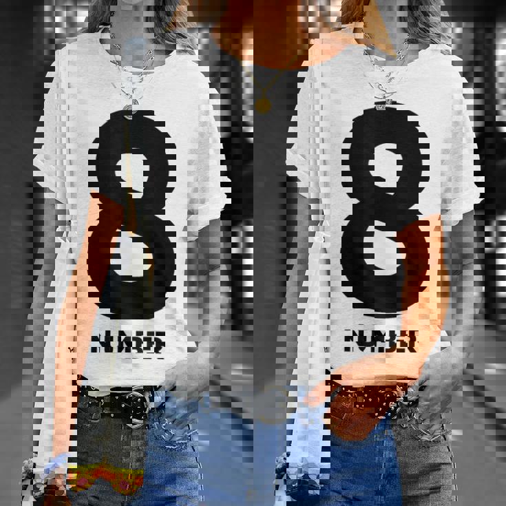8 数字 Tシャツ 彼女への贈り物