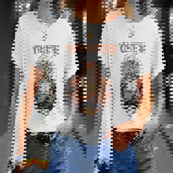 Alpha Wolf I 'Ll Protect You Kitten No Matter What Dominance 長袖tシャツ Tシャツ 彼女への贈り物