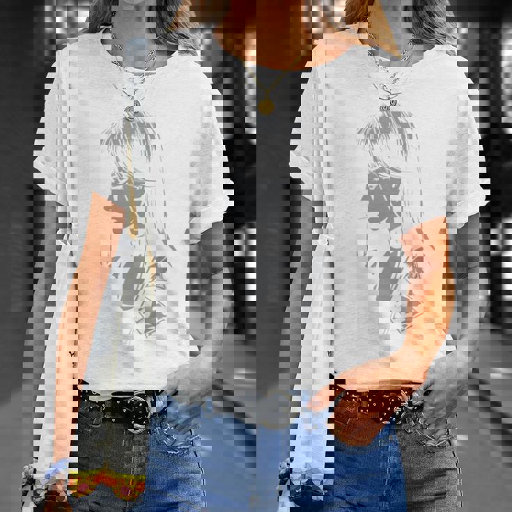 Anime Horror Girl Aestheticoft Grunge Waifu Japanese Otaku 長袖tシャツ Tシャツ 彼女への贈り物