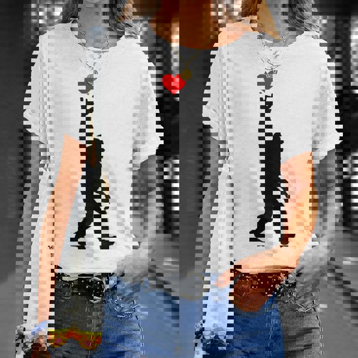 Asl Bigfoot I Love Youign Language Bigfoot I Love You Asl Tシャツ 彼女への贈り物